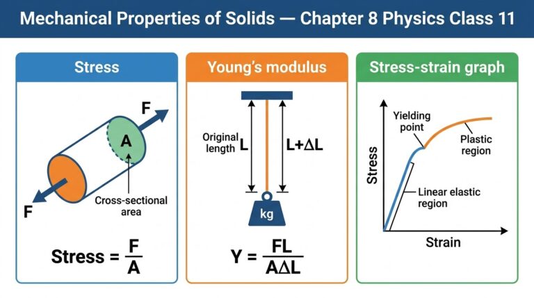 Mechanical Properties of Solids Class 11 Physics Questions and Answers | Kerala Plus One Physics Chapter 8 Solutions | ഖര പദാർഥങ്ങളുടെ യാന്ത്രിക ഗുണങ്ങൾ