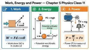 Work Energy and Power Class 11 Questions and Answers | Kerala Plus One Physics Chapter 5 Notes (പ്രവൃത്തിയും ഊർജ്ജവും ശക്തിയും)